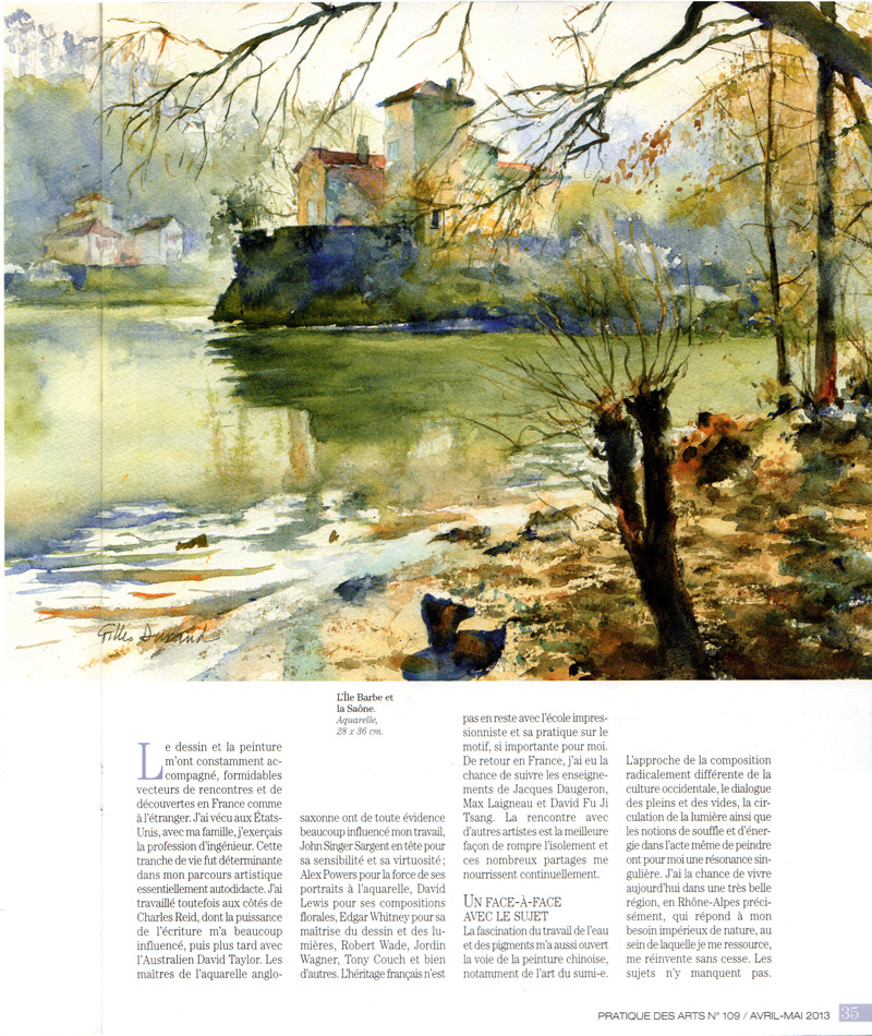 Article Pratique des Arts N 109 p35